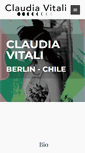 Mobile Screenshot of claudiavitali.com